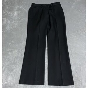 Karen Kane Dress Pants Womens 8P Petite Black Basic Straight Leg Slacks Stretch